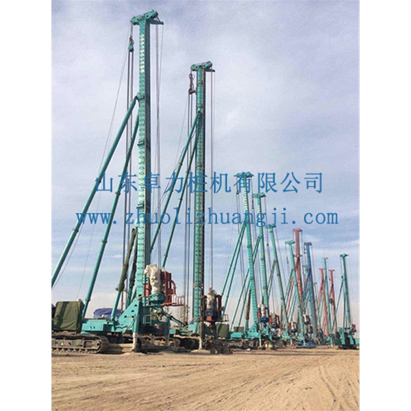 山东立即博桩机助力高铁施工